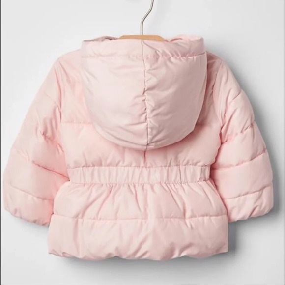 Baby gap winter parka with bow - Picture 2 of 7